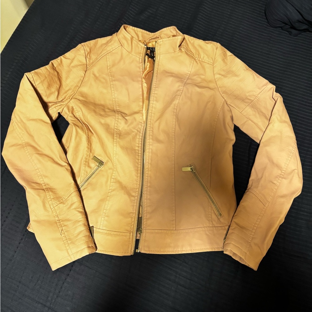 Pink Leather Jacket